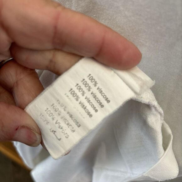 Desigual t shirt Men White XL Street Art Print Graffiti Viscose Colorful - Picture 10 of 12